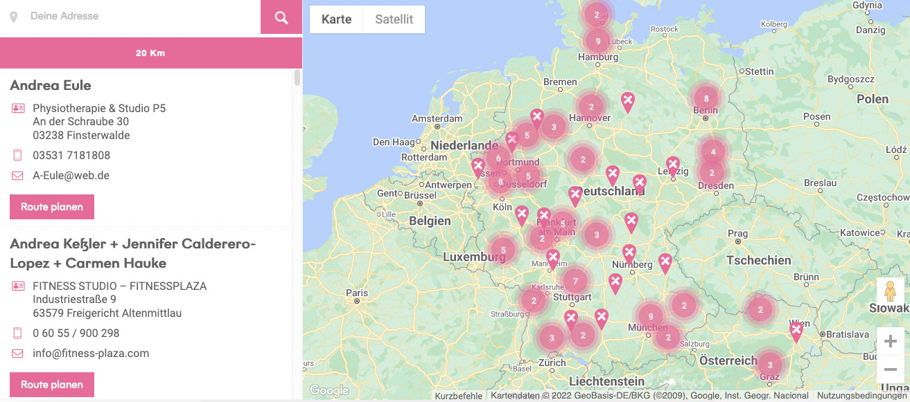 Google Maps TMX Coaches